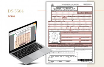 U.S. Passport Form DS-5504